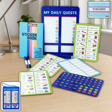 Magnetic board sticker book